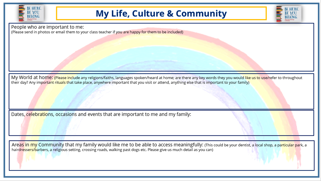 My Life, Culture and Community template