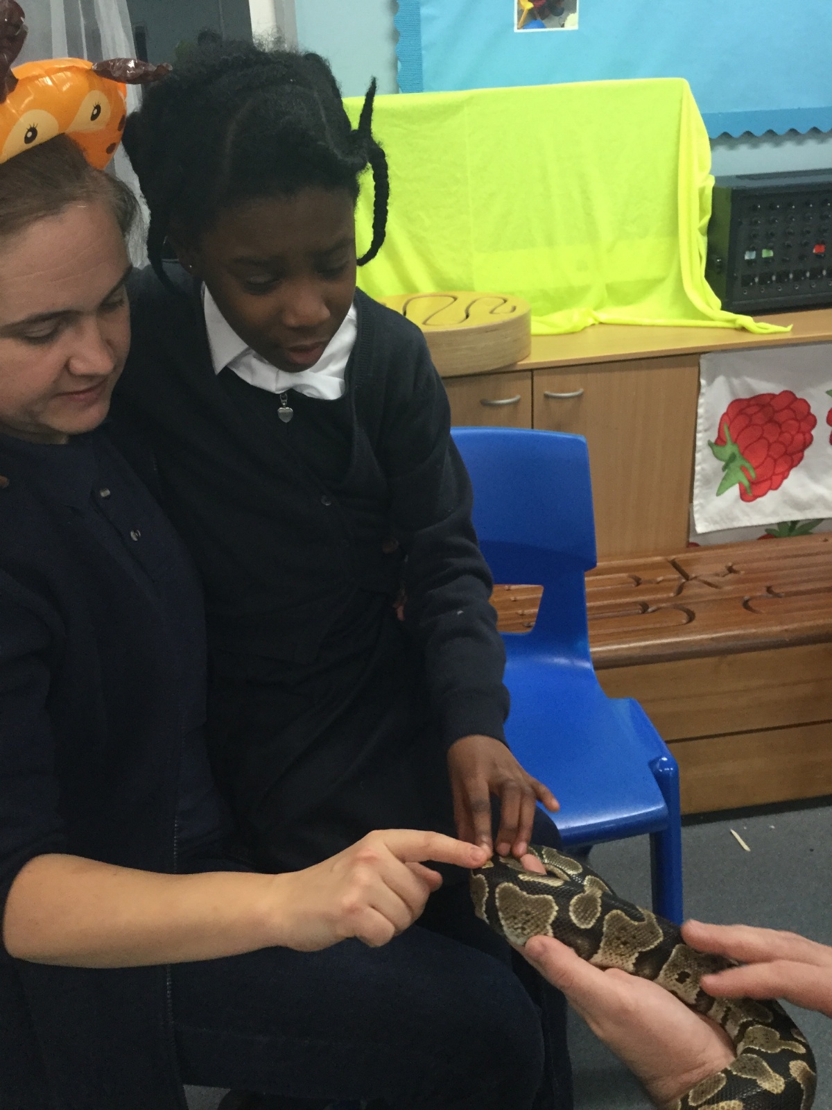 Riverside School - Animals visit Tigers' Class